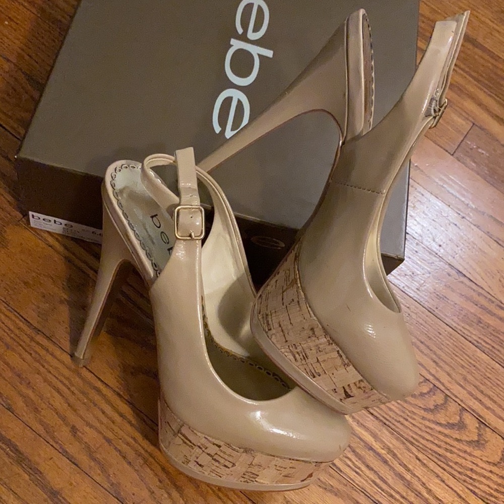 bebe Nude Betty Heels